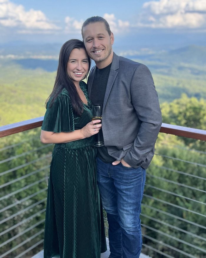 Daniel Anderson, Vice President of Cowboy Site Services, with his wife